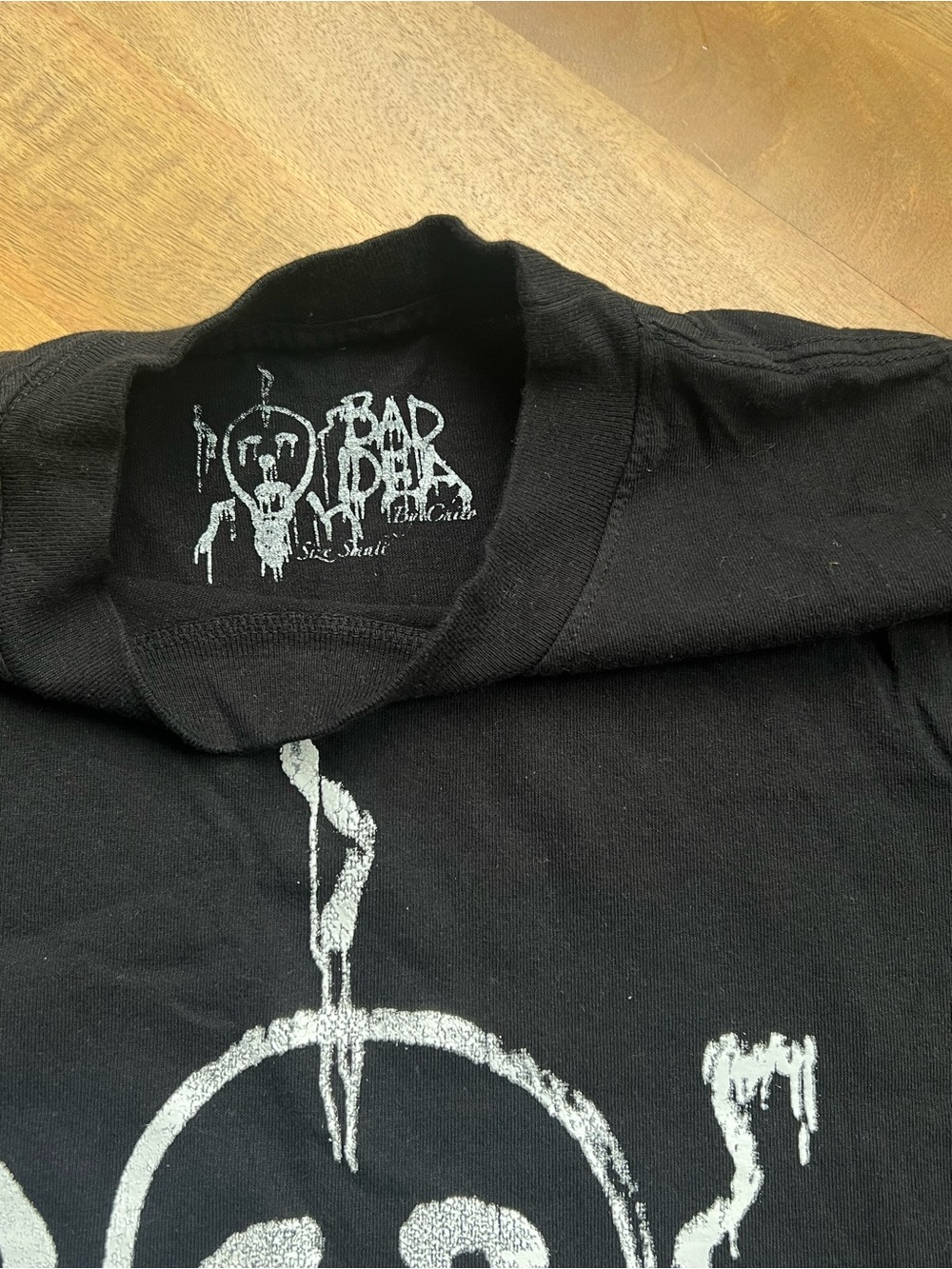 Rare CHITO x Bad Idea Graffiti Graphic T-Shirt Black Small - Picture 2 of 6